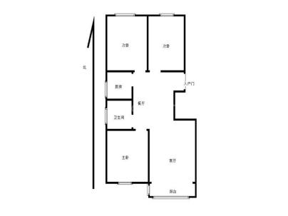 玉田金色家园 3室 2厅 99.27平米