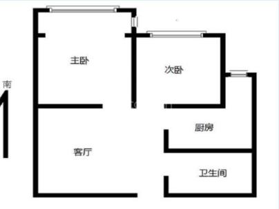 凤凰春城二期 2室 1厅 61平米