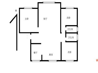 东润鑫城雲栖园 3室 2厅 124平米