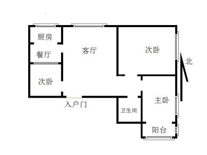 帅府华阁 2室 2厅 96.13平米