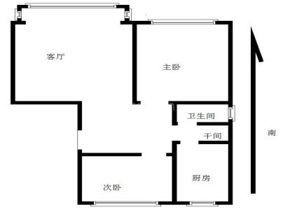 华景时代二期 2室 2厅 90.22平米
