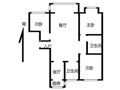 金旺玉城 3室 2厅 135平米