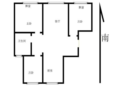 东润鑫城雲栖园 3室 2厅 107.44平米