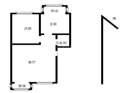 玉田金色家园 2室 2厅 83.4平米
