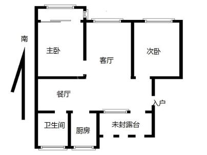 凯悦家苑 2室 1厅 93.86平米