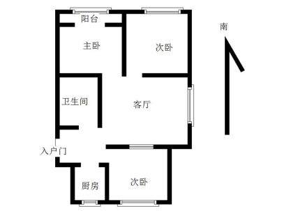 广源小区 3室 1厅 99.5平米