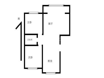 豪门新园 2室 2厅 87.12平米