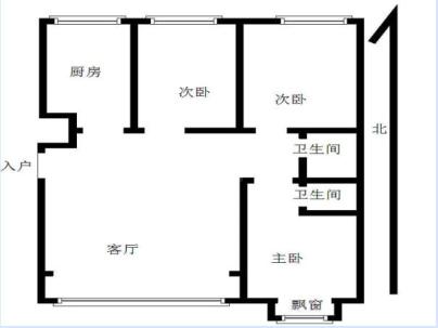 广源小区 3室 2厅 127平米