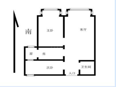 钰鼎公寓2号楼 2室 2厅 97平米