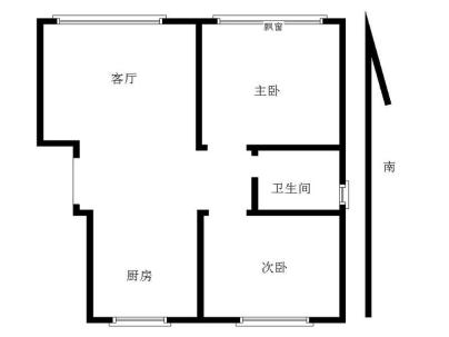 东润鑫城雲栖园 2室 2厅 88平米