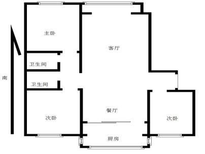 凤凰春城二期 3室 2厅 124平米