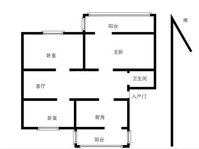 玉兴楼 3室 1厅 75.3平米