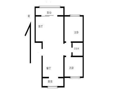 玉田世纪花园 2室 1厅 90.43平米