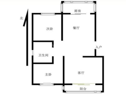 兴春家园 2室 1厅 87平米