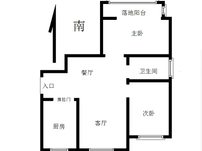 宏泰佳成 2室 2厅 88.57平米