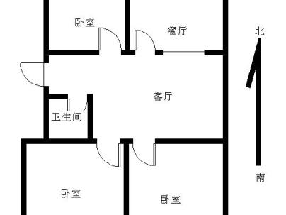 天衢律师事务所综合楼 3室 2厅 105平米