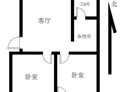 新华印刷厂宿舍 2室 1厅 76平米
