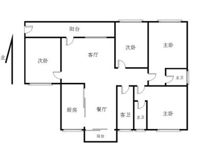 海丰金嘉名园 4室 2厅 152.8平米