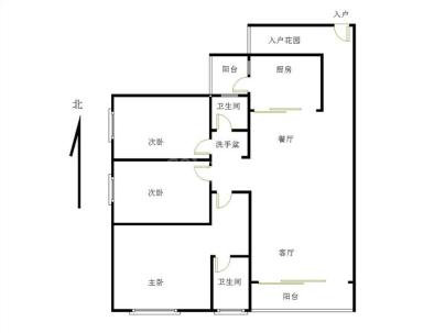 海丰城东东恒广场 3室 2厅 129.5平米