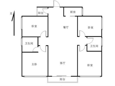 海丰华耀城 4室 2厅 128平米