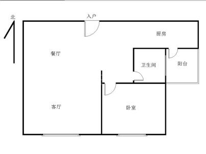 海丰正升华府 2室 1厅 88平米