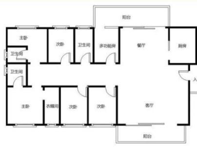 海丰第一城 5室 2厅 250.22平米