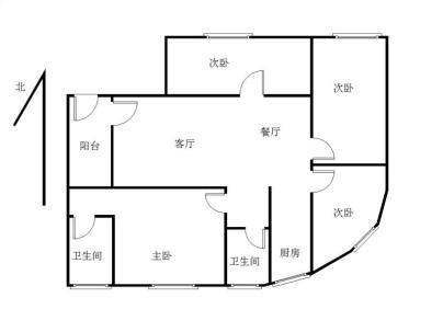 海丰东山小区三环路南侧置富阁 4室 2厅 131平米