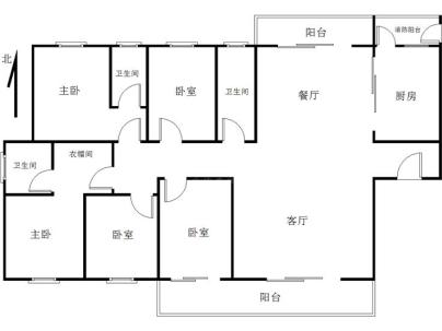 海丰帝景山庄 5室 2厅 225平米