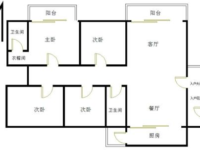 海丰富汇华庭 4室 2厅 163.19平米