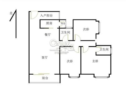 海丰红城大道中段北侧地王广场 3室 2厅 156平米