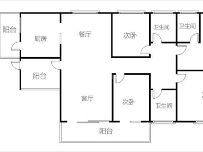 汕尾城区金町湾天銮小区 4室 2厅 176平米