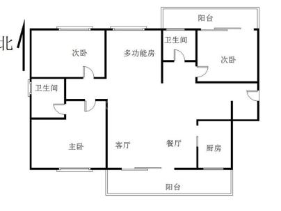 海丰第一城 4室 2厅 165平米