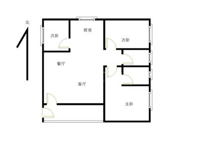 海丰新围路金太子后面如意楼 3室 2厅 110平米