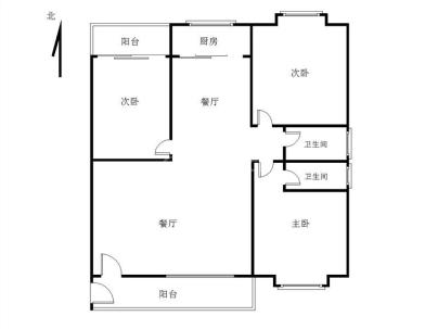 海丰龙津水岸 4室 2厅 134.2平米