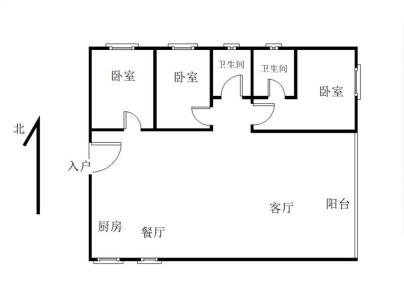 海丰三环东路精神康复医院南侧东兴苑 3室 2厅 110平米