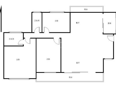 海丰海富豪庭 3室 2厅 139.8平米