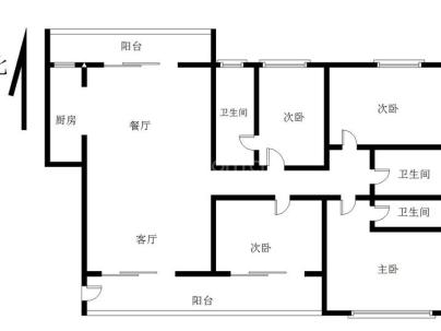 海丰凯旋山庄 4室 2厅 160平米