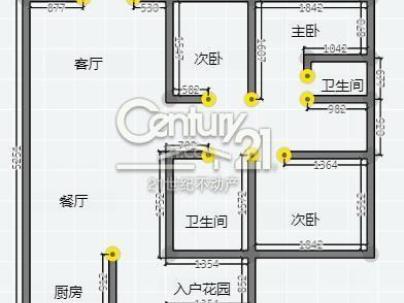 恒景名园 3室 2厅 117平米