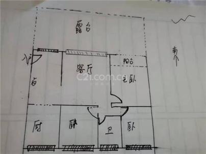 在水一方西区 3室 2厅 118平米