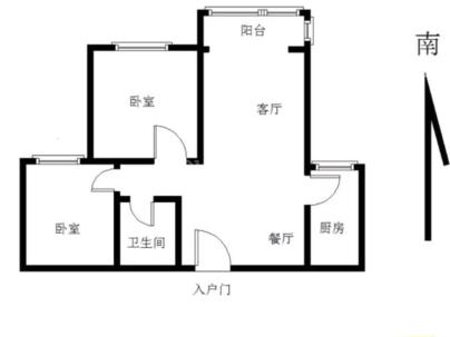 丽景福苑 2室 2厅 86.87平米