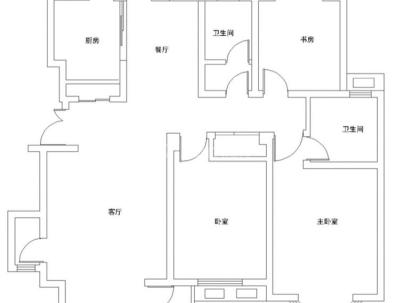 大陆裕丰小区 3室 2厅 130平米