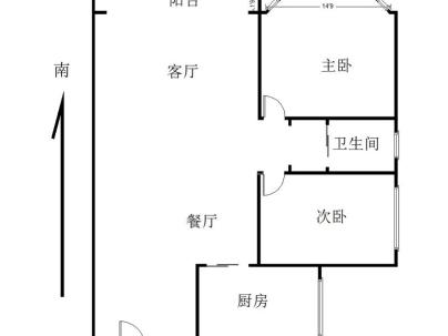 广厦家园 3室 2厅 90平米