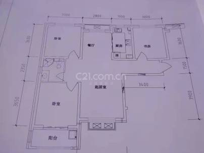 学府名苑 3室 2厅 116.88平米