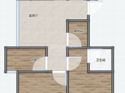 水东公寓 137平米
