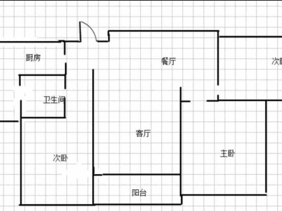 六安长安城 3室 2厅 100.4平米
