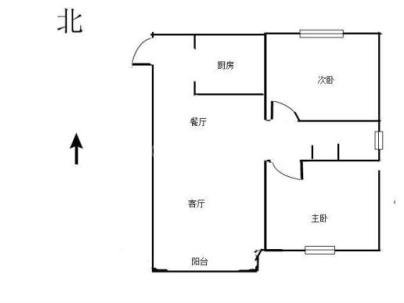 盛唐香格里拉 2室 2厅 90.02平米