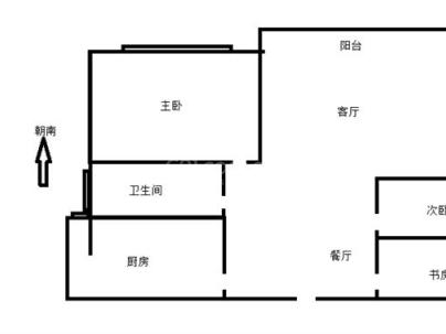 梅园小区 3室 2厅 101平米