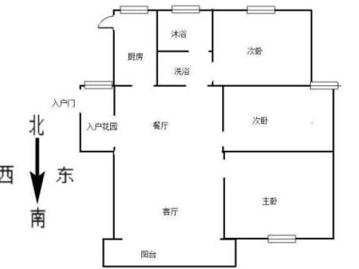 城投佳苑 3室 2厅 115平米