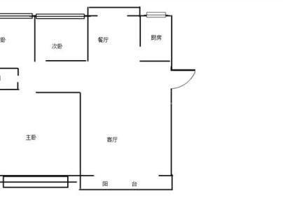梅园小区 3室 2厅 116平米