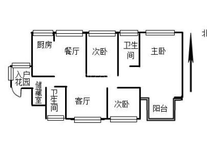 紫竹林小区 3室 2厅 123.5平米